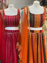 Load image into Gallery viewer, Multi colour lengha
